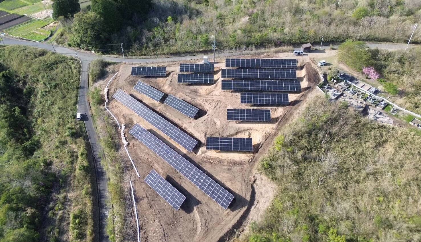 やまがソーラーパーク全体